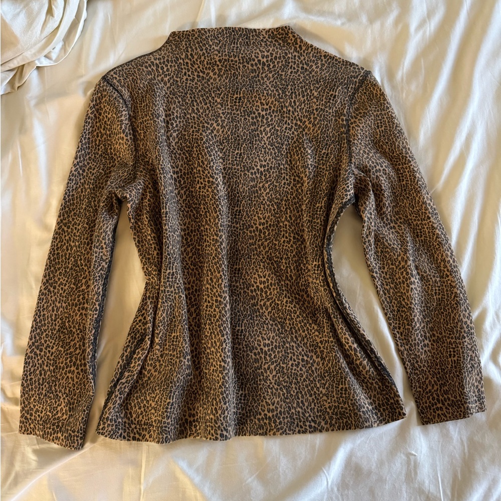 Jones New York Animal Print Top
